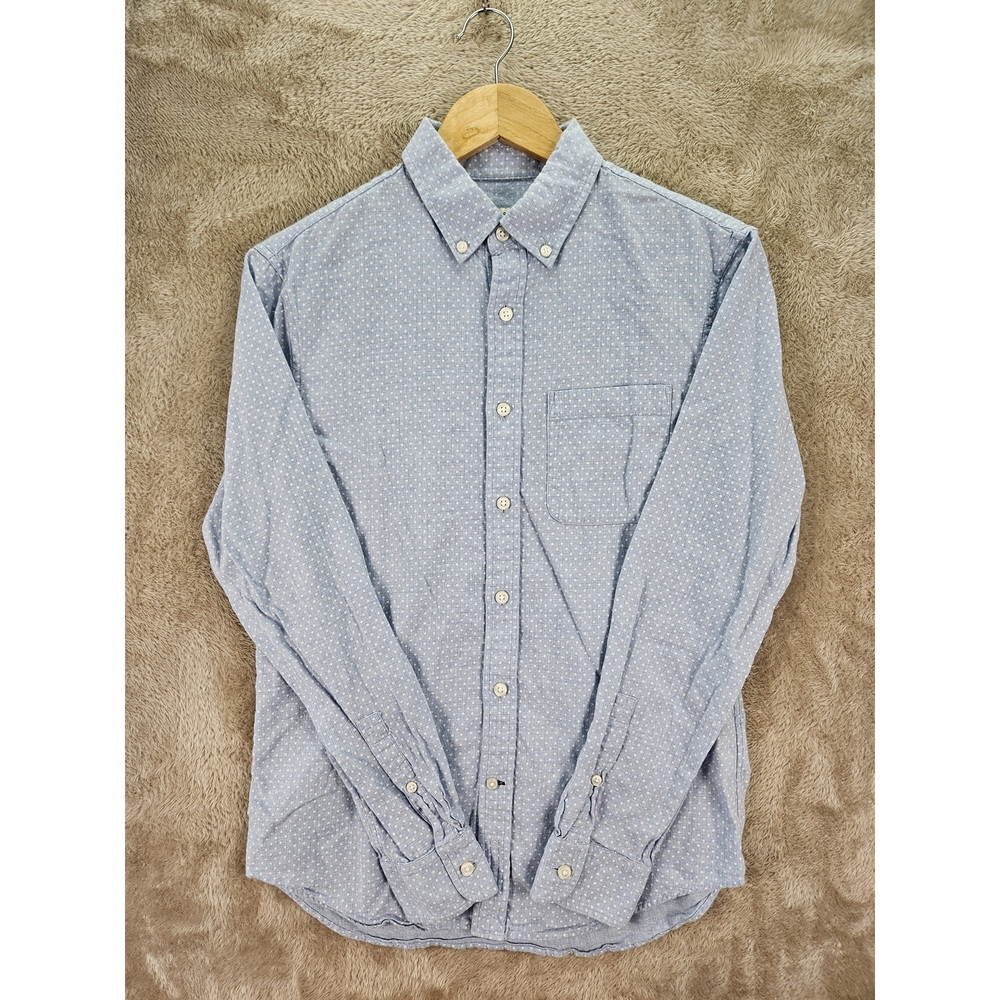 Club Monaco Slim Fit Shirt 100% Cotton Long-sleeve Button-down Size XS - Picture 3 of 10